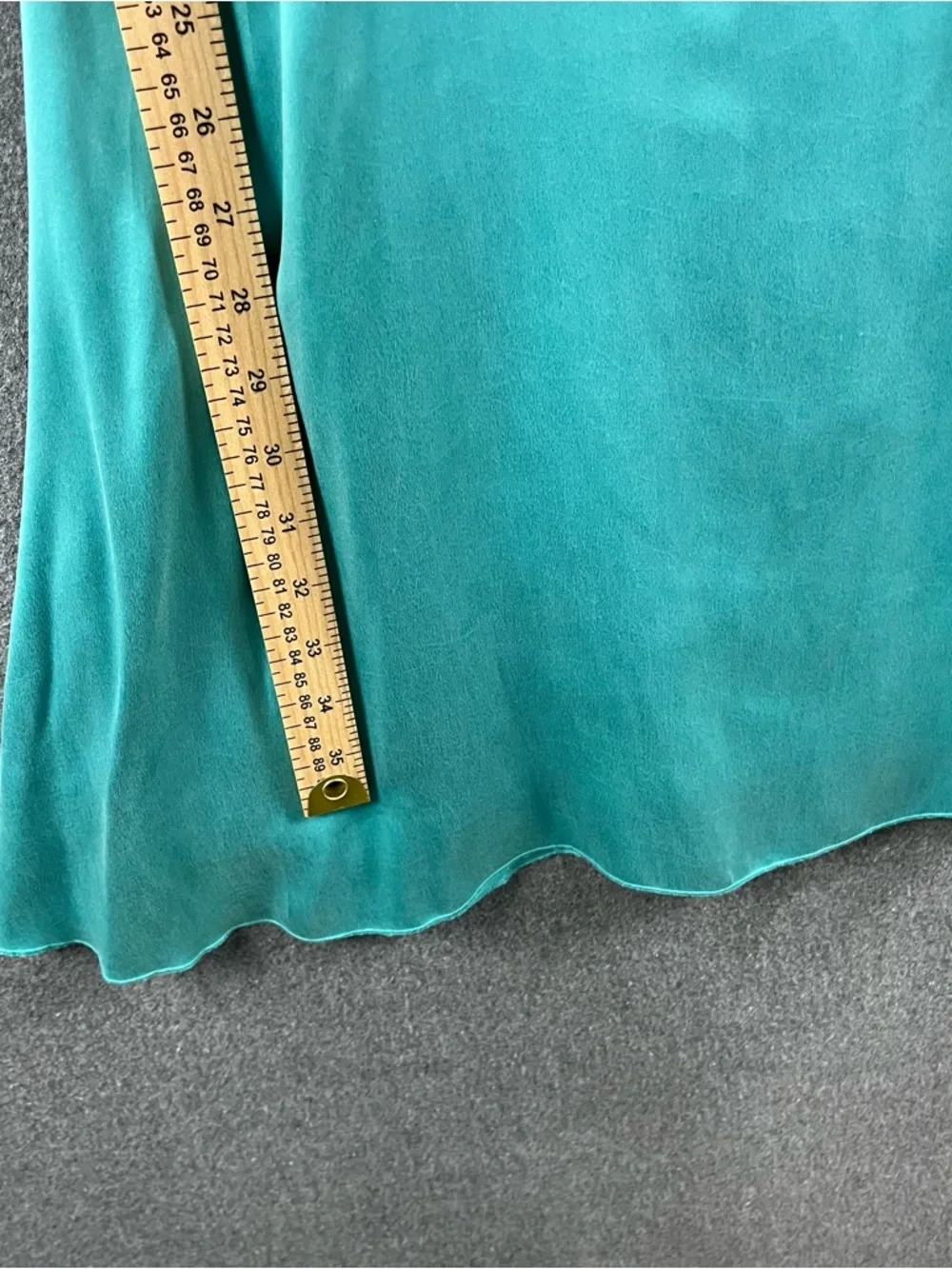 To The Max 100% Silk Cami Dress Adjustable Strap Tie Waist Flowy Feminine Size 8 - Picture 9 of 9